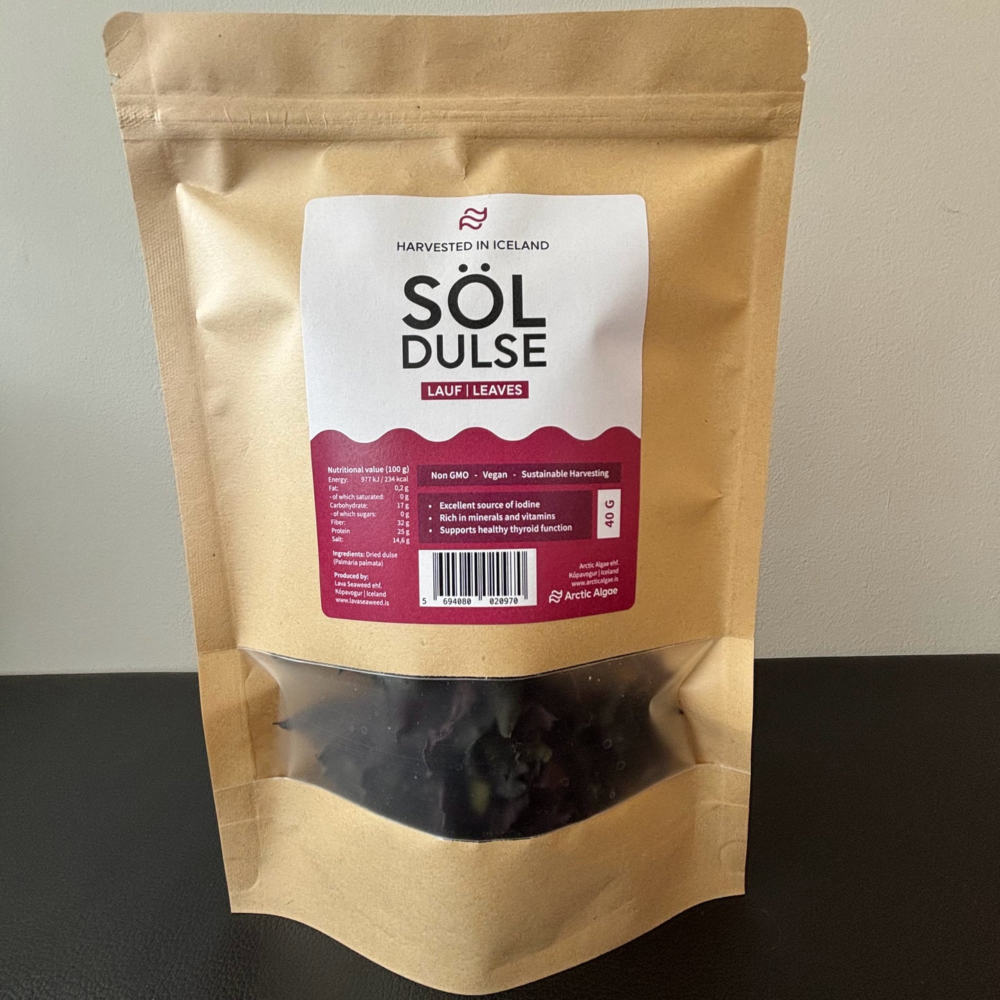 Þurrkuð söl (lauf)